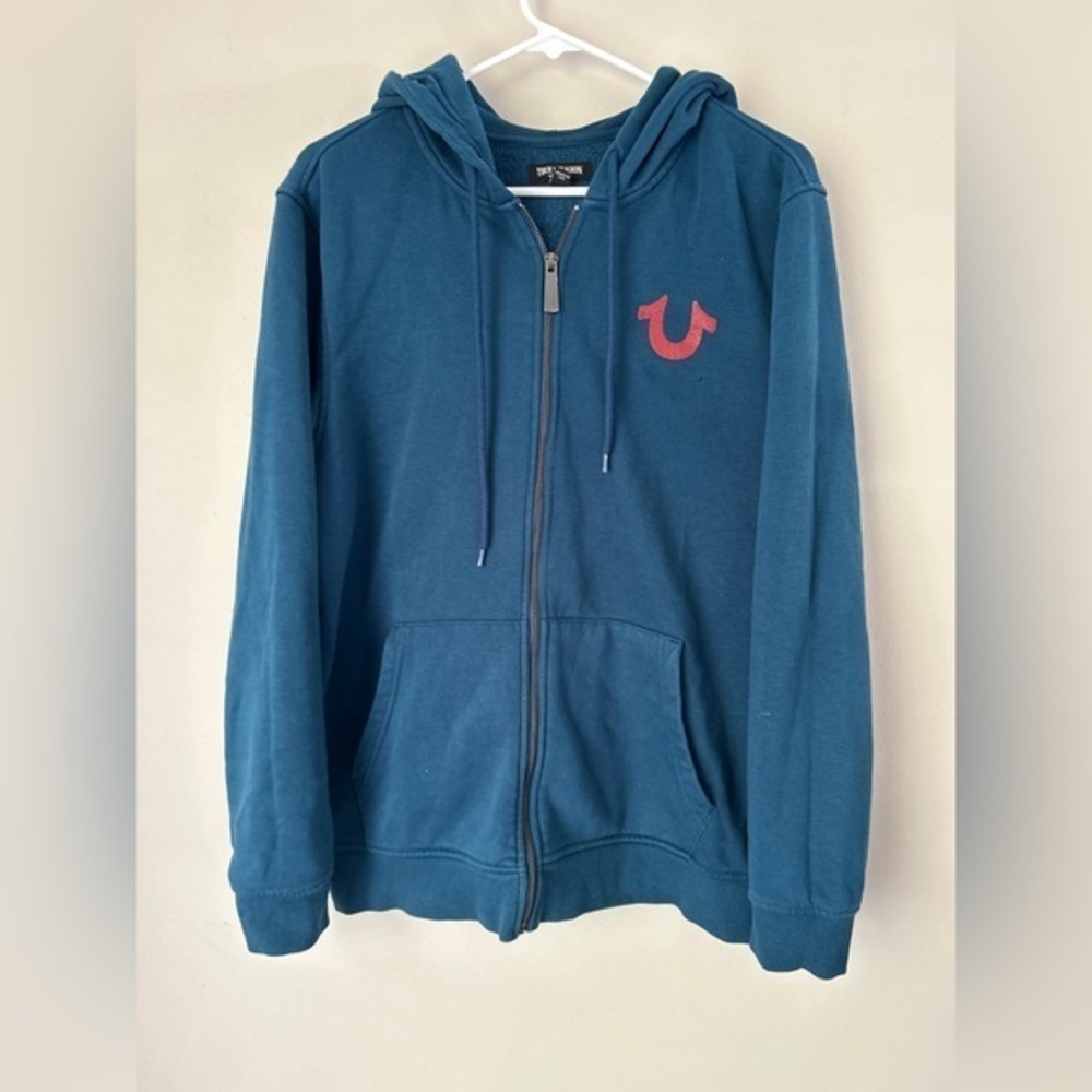 True Religion‎ Navy Hoodie with Logo